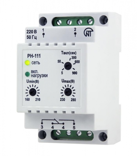 Реле напряжения РН-111 1ф НовАтек-Электро 3425600111 130660
