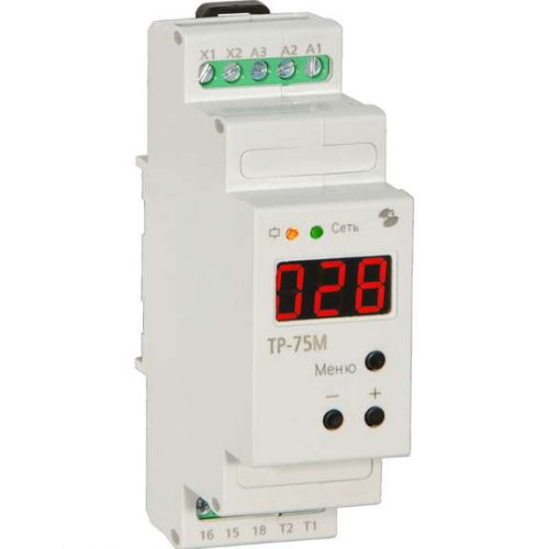 Реле температурное ТР-75М (без датчика -40/+125С шаг 1С =24/~24 220В) Реле и Автоматика A8223-80108004 295181