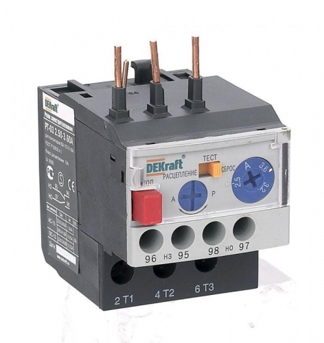 Реле тепл. РТ-03 09-18A 2.50-3.60А DEKraft 23110DEK 278711