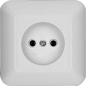 Розетка 1-м СП Прима 10А IP20 без заземл. бел. (опт. упак) SchE RS10-184-B 10644