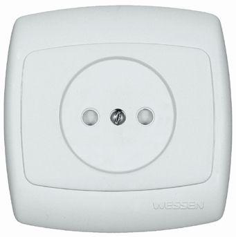Розетка 1-м СП Рондо 10А IP20 без заземл. бел. SchE RS10-185-BI 10671