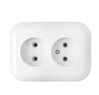 Розетка 2-м СП 16А IP20 без заземл. бел. БЕЛТИЗ РС16-237 6708