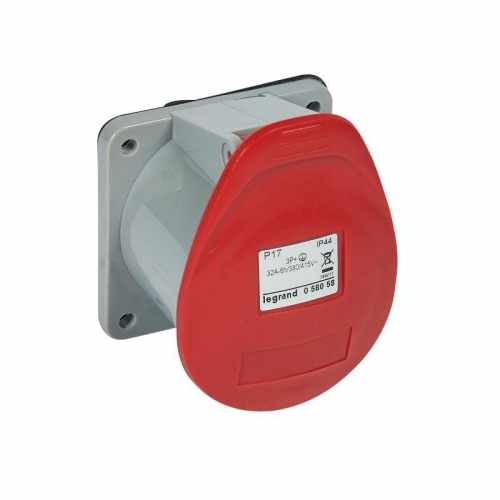 Розетка 32А 3K+3 IP44 Leg 058058 1013831