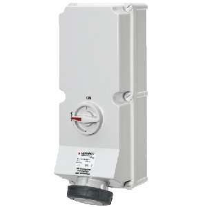 Розетка 3п 63А DUO 50-250В IP67 Mennekes 5806A 495734