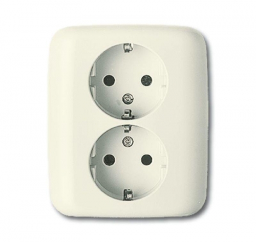 Розетка Duro 2P+E бел. ABB 2014-0-0991 35711