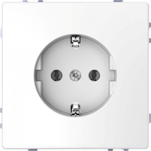 Розетка Merten D-Life 16А без защ. шторок с заземл. SD бел. лотос SchE MTN2301-6035 459091