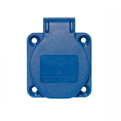 Розетка P17 Schuko 16А 230В 50х50 IP44 Leg 057670 252898