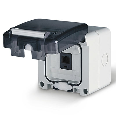 Розетка RJ45 настенная ДКС DIS137648150 451332
