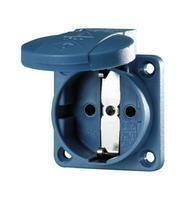 Розетка Schuko 16А 2P+E безвинт. клеммы IP54 син. Mennekes 11011 75268