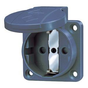 Розетка Schuko 16А 2P+З IP54 син. Mennekes 11061 159884