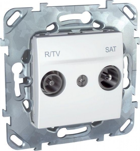 Розетка TV-R-SAT СП Unica оконечная бел. SchE MGU5.455.18ZD 129824