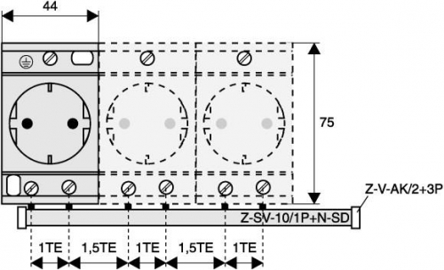 Розетка Z-SD230 EATON 266875 266955