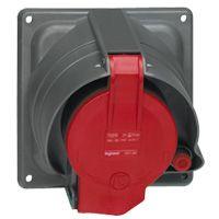 Розетка встраиваемая Hypra 63А 400В 3K+3 IP44 Leg 053603 1013743