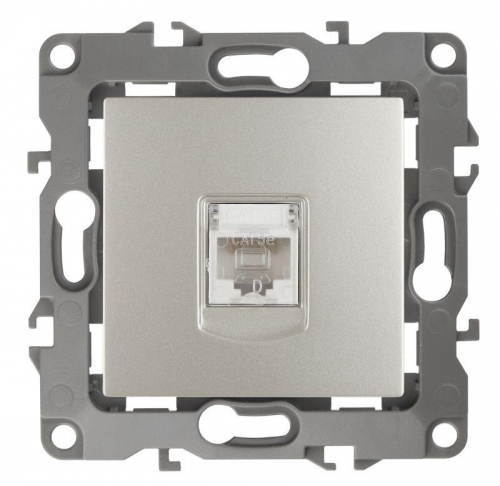 Розетка информационная RJ45 12-3107-15 перламутр ЭРА Б0019353 1193645