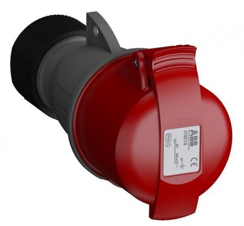 Розетка кабельная 316EC6 Easy&Safe 316EC6 16А 3P+E IP44 6ч ABB 2CMA102012R1000 1209566
