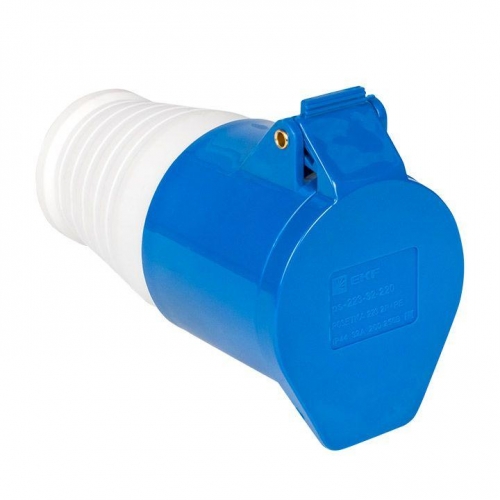 Розетка кабельная 32А 220В 2P+E IP44 EKF (223) ps-223-32-220 126572