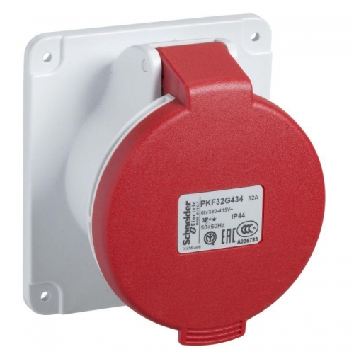 Розетка кабельная 32А 380В 3P+N+E IP44 SchE PKF32G435 132934