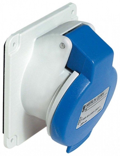 Розетка кабельная угл. 16А 380В 3P+N+E IP44 SchE PKF16F435 144094