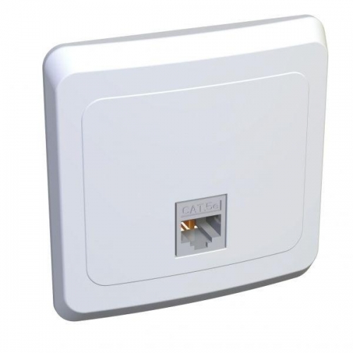 Розетка компьютерная 1-м СП Этюд RJ45 бел. SchE KOMC-001B 87994