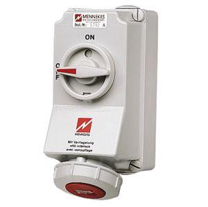 Розетка наруж. уст. Duo 32А 3P+E 3ч IP67 с мех. блок Mennekes 5792A 151830