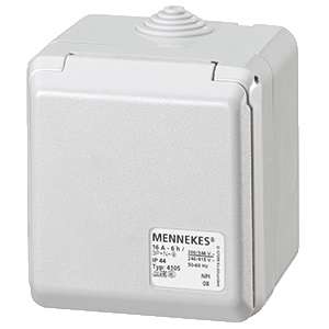 Розетка настенная 32А 2P+E IP44 Cepex Mennekes 4107 468432