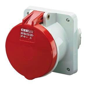 Розетка скрыт. уст. 63А 230В 3P+E+N IP44 прямая Mennekes 1252A 83317