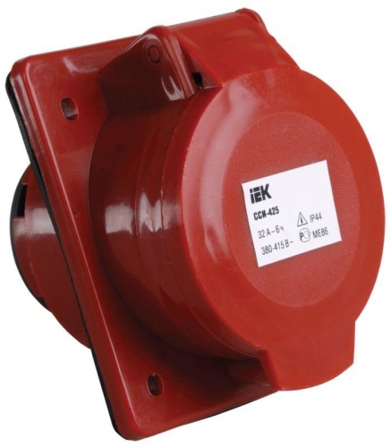 Розетка СП 32А 380В 3P+E+N ССИ-425 IP44 ИЭК PSR42-032-5 122313