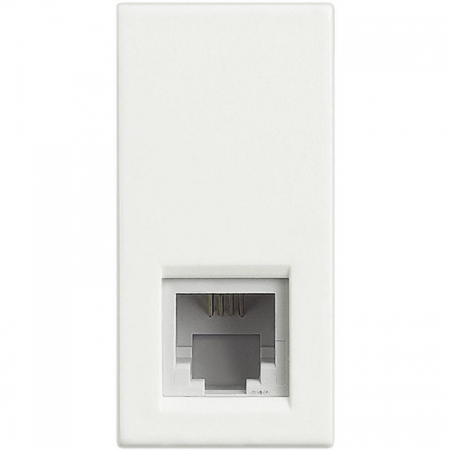Розетка телефонная Axolute RJ11 К10 кат.3 бел. Leg BTC HD4258C11N 1039381