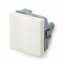 Выключатель M45-SW-WH 2М 45х45мм бел. Hyperline 249957 1200404