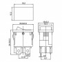 Выключатель клавишный 250В 6А (4с) ON-OFF желт. с подсветкой Mini (RWB-207 SC-768) Rexant 36-2192 499653