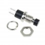 Выключатель-кнопка металл 220В 2А (2с) (ON)-OFF d7.2 черн. Micro (RWD-301 PBS-10B) Rexant 36-3311 499684
