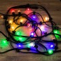 Гирлянда "LED Galaxy Bulb String" 10м 6х30LED 30Вт 220В IP54 мульти.; провод черн. каучук NEON-NIGHT 331-329 404471
