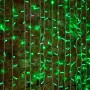Гирлянда Дождь "ПЛЕЙ-ЛАЙТ" 2х1.5м 360LED 22Вт 220В IP44 зел.; фиксинг бел. провод NEON-NIGHT 235-114 309970