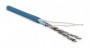Кабель FUTP4-C5E-P26-IN-LSZH-BL-100 витая пара F/UTP; кат. 5e; 4 пары (26 AWG) многожильн. (patch) экран-фольга LSZH нг(С)-HF ( –20 – +75град.C) син. Hyperline 243625 399876