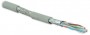 Кабель SFTP4-C6A-S23-IN-LSZH-GY-500 витая пара S/FTP кат. 6a; 4 пары (23 AWG) ож (solid) каждая пара в фольге (общ. экран-медная оплетка до+60град.C) LSZH сер. (500м) Hyperline 236246 404835