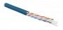 Кабель UUTP4-C6-S23-IN-PVC-BL-305 (UTP4-C6-SOLID-BL-305) витая пара UTP (U/UTP) кат.6; 4 пары (23 AWG) ож (solid) (–20...+75град.C) с разделителем; PVC; син. (уп.305м) Hyperline 42049 385063