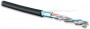 Кабель витая пара FUTP4-C5E-S24-OUT-LSZH-BK-500 F/UTP кат.5e 4 пары (24 AWG) одножильн.(solid) экран-фольга внешн. LSZH нг(С)-HF -40град.C-+75град.С черн. (500м) Hyperline 236290 442228