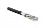 Кабель витая пара UFTP4-C6A-S23-OUT-PE-BK-500 (U/FTP) кат.6a 4 пары (23AWG) ож (solid) кажд. пара в экране без общего экрана внешн. PE черн.(уп.500м) Hyperline 359210 442202