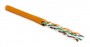 Кабель витая пара UUTP4-C6-P24-NCR-IN-LSZH-OR-100 U/UTP кат.6 4 пары (24 AWG) мж (patch) без разделит. LSZH нг(С)-HF оранж. (уп.100м) Hyperline 273530 1203291