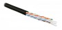 Кабель витая пара UUTP4-C6-S23-IN-LSZH-BK-100 U/UTP кат.6 4 пары (23 AWG) ож (solid) с разделит. LSZH нг(С)-HF черн. - (уп.100м) Hyperline 273519 1203240