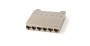 Кассета PPTR-CSS-1-6хRJ45-C6A-SH-STL (для медн. претерм. решений) 6 экран. портов RJ45 кат. 6a Hyperline 235662 1201486
