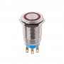 Кнопка антивандальная d19 250В Фикс (5с) ON-OFF/OFF-ON подсв/красн. Rexant 36-3440 499771