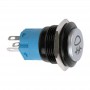 Кнопка антивандальная d19 Фикс 12В (2с) ON-OFF зел. (противотуманки) Rexant 36-3385 499763