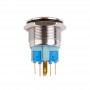 Кнопка антивандальная d22 250В Фикс (6с) ON-OFF/OFF-ON подсв/зел. Rexant 36-3533 499795