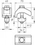 Комплект фиксатора TKH H30 гор. оцинк. TKH-S-30 FT (уп.2шт) OBO 6355804 211524