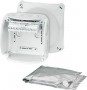 Коробка распр. ОП 130х130х77 с клемн. светло-сер. WP 0604 G HENSEL 62000103 401517