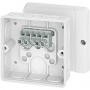Коробка распр. ОП 98х98х52 с клемн. IP55 бел. DE9346 HENSEL 6000323 87035