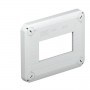 Крышка для T-100 с отверстием под 2 Modul 45 151х117х15 T 100 D MSD2A OBO 2007826 1136306