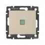 Механизм выключателя 1-кл. СП Valena 10А IP31 с зел. инд. сл. кость Leg 774310 33819