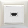 Механизм розетки HDMI 1-м СП Valena бел. Leg 770085 254898